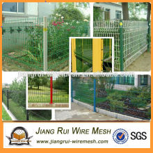 plastic coated color steel fence panel for sale